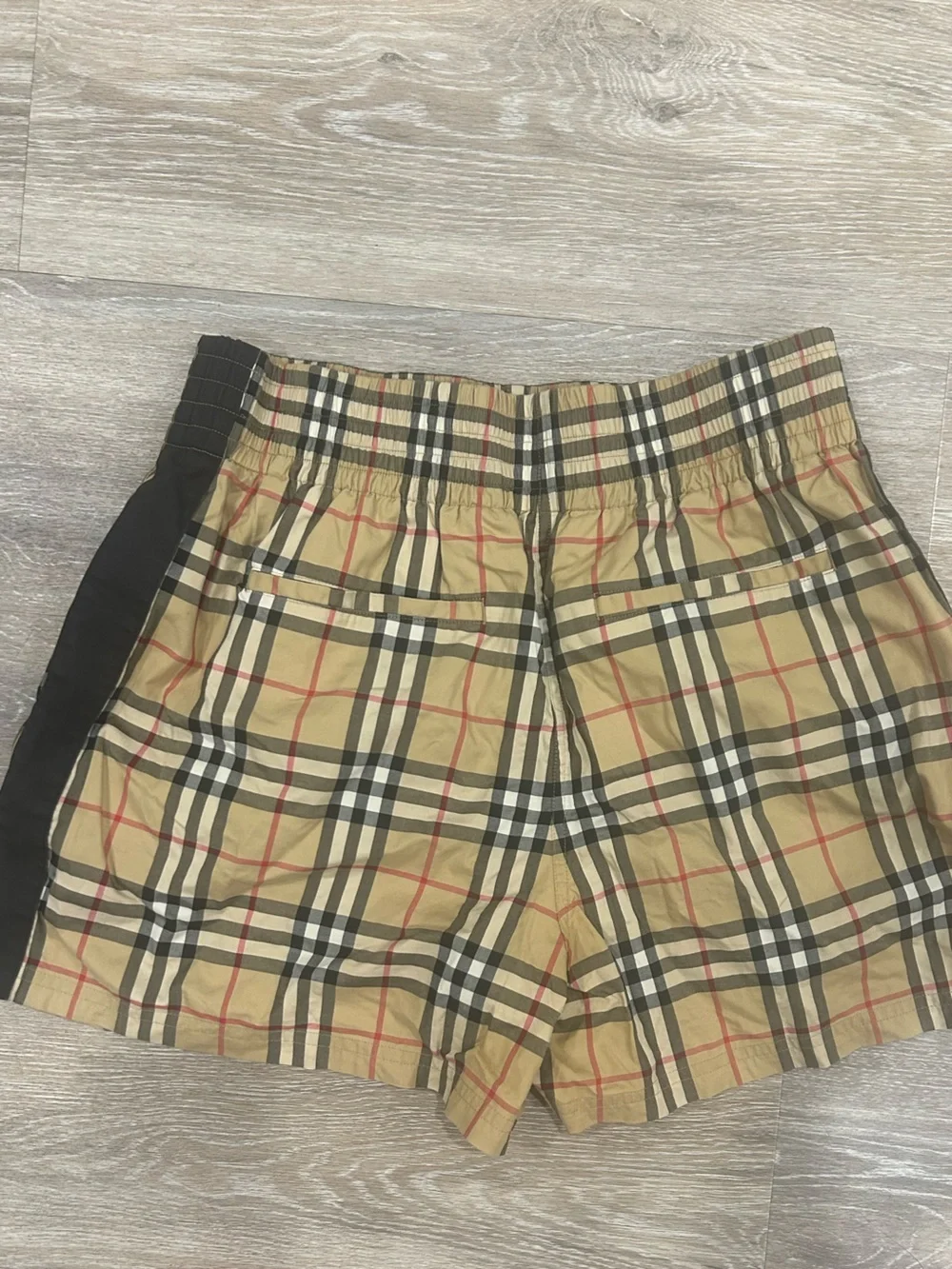 Burberry Tan Plaid Women's Shorts